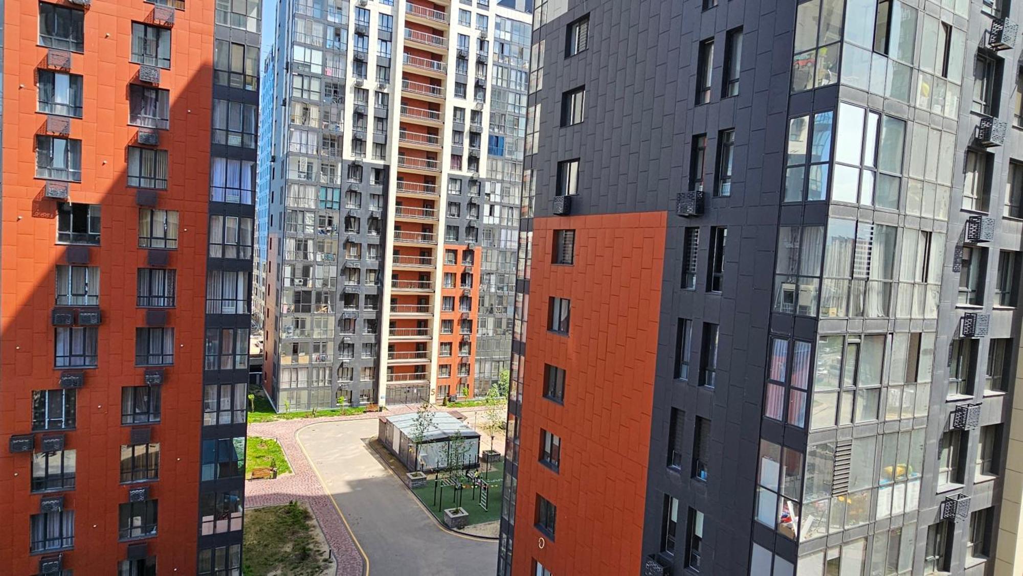 Ferienwohnung Жк Terracotta Almaty Exterior foto